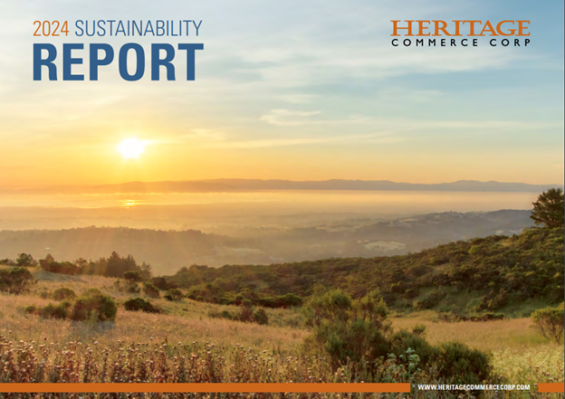 Heritage Commerce Corp 2024 Sustainability Report Cover